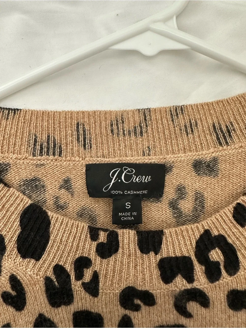 J. Crew Leopard Print Sweater